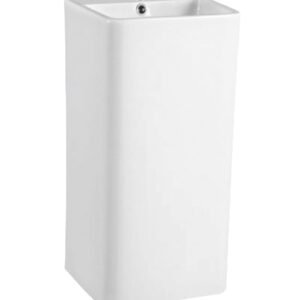 QUBE FREESTANDING WITHOUT TAP HOLE-WHI