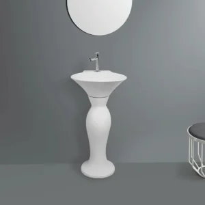 ACL BASIN WITH PEDESTAL ROUND